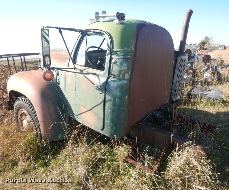 image for item HU9330 1956 Mack  truck cab and frame