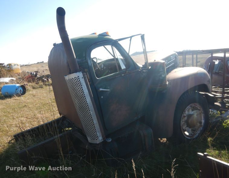 image for item HU9330 1956 Mack  truck cab and frame