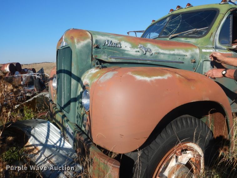 image for item HU9330 1956 Mack  truck cab and frame