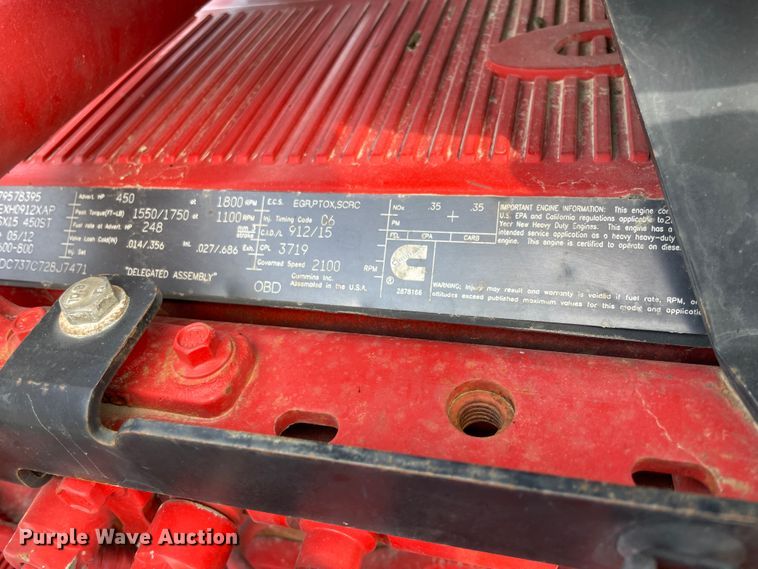 image for item ID9500 Cummins ISX15  engine