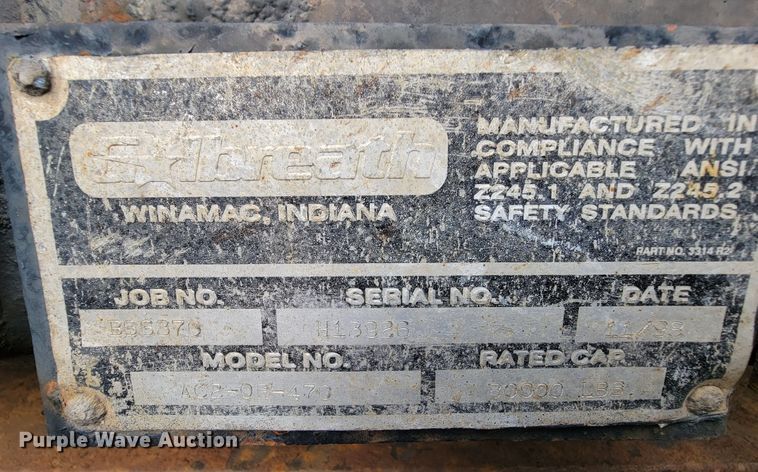 image for item ID9511 1999 Galbreath AC2-0R-470  roll-off container trailer