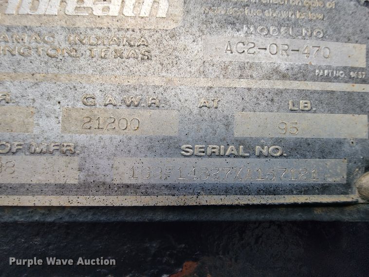 image for item ID9511 1999 Galbreath AC2-0R-470  roll-off container trailer