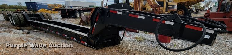 image for item ID9512 1980  Shop built lowboy equipment trailer