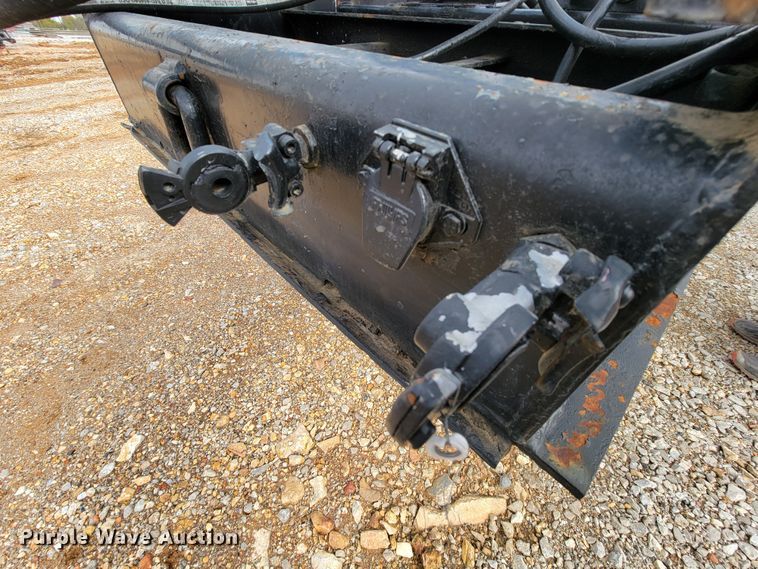 image for item ID9512 1980  Shop built lowboy equipment trailer