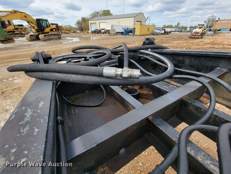 image for item ID9512 1980  Shop built lowboy equipment trailer