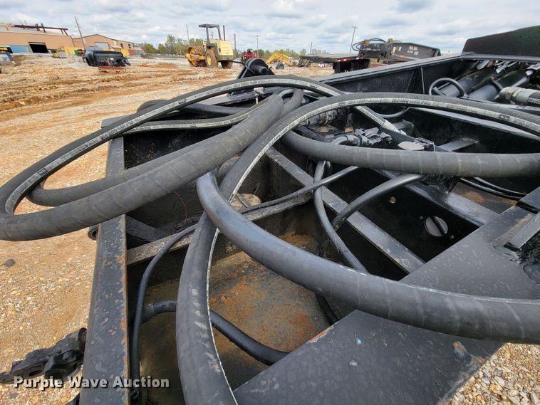 image for item ID9512 1980  Shop built lowboy equipment trailer
