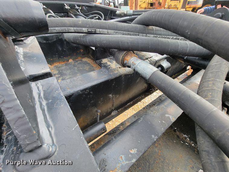 image for item ID9512 1980  Shop built lowboy equipment trailer