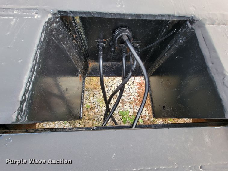 image for item ID9512 1980  Shop built lowboy equipment trailer