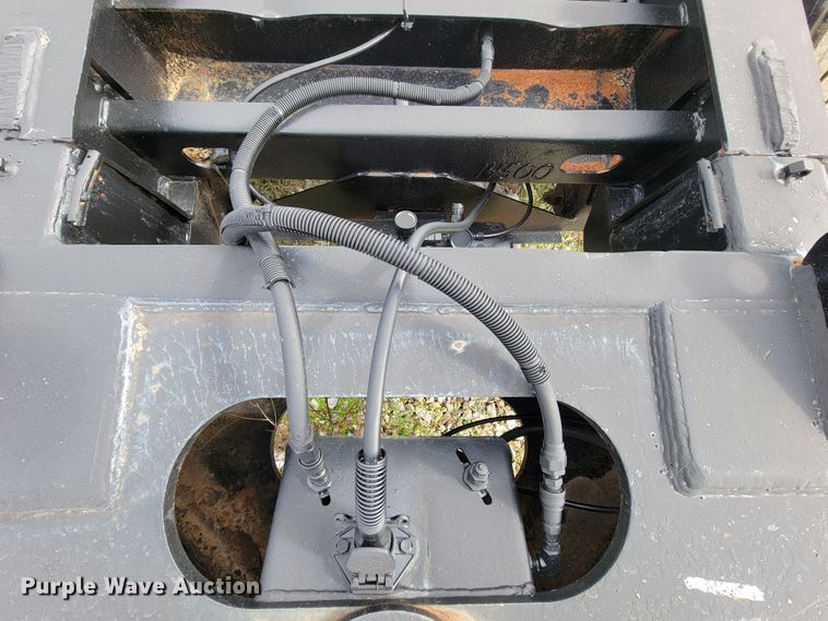 image for item ID9512 1980  Shop built lowboy equipment trailer