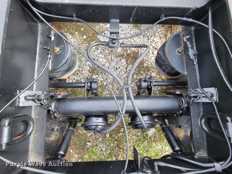 image for item ID9512 1980  Shop built lowboy equipment trailer