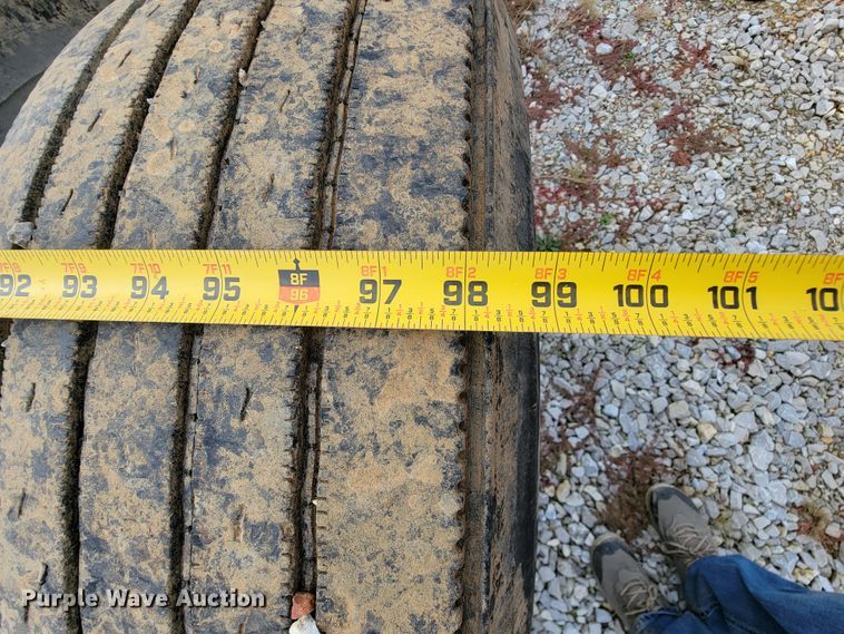 image for item ID9512 1980  Shop built lowboy equipment trailer