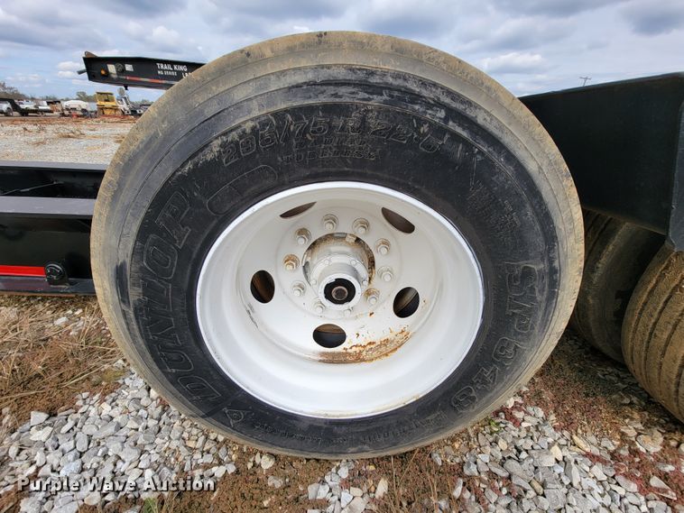 image for item ID9512 1980  Shop built lowboy equipment trailer