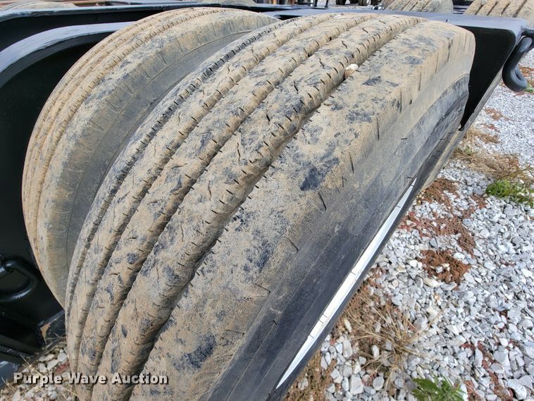 image for item ID9512 1980  Shop built lowboy equipment trailer