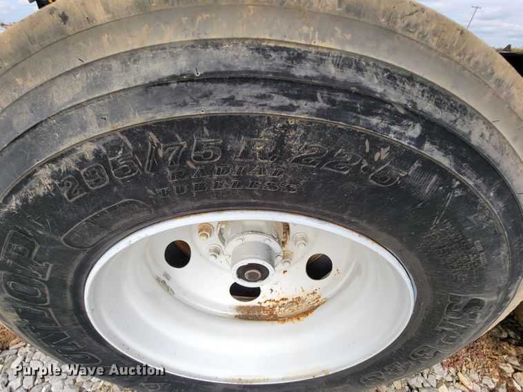 image for item ID9512 1980  Shop built lowboy equipment trailer