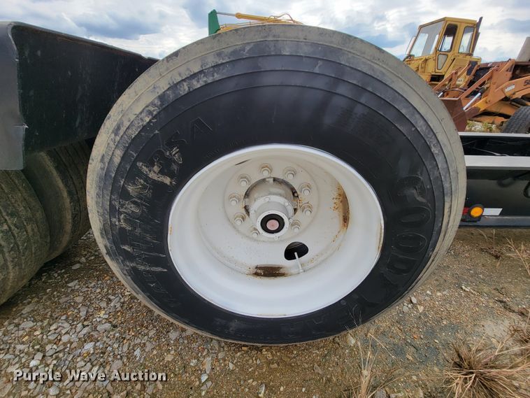 image for item ID9512 1980  Shop built lowboy equipment trailer