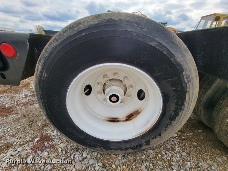 image for item ID9512 1980  Shop built lowboy equipment trailer