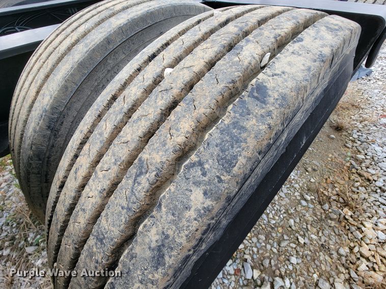 image for item ID9512 1980  Shop built lowboy equipment trailer