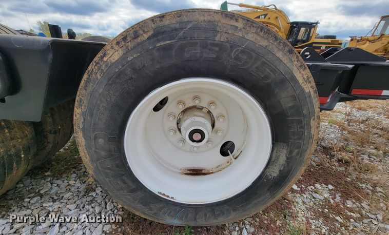 image for item ID9512 1980  Shop built lowboy equipment trailer