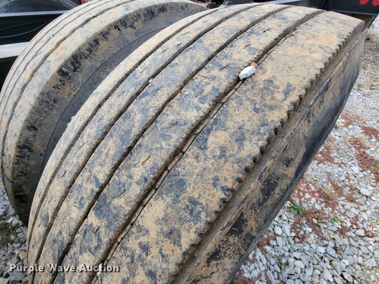 image for item ID9512 1980  Shop built lowboy equipment trailer