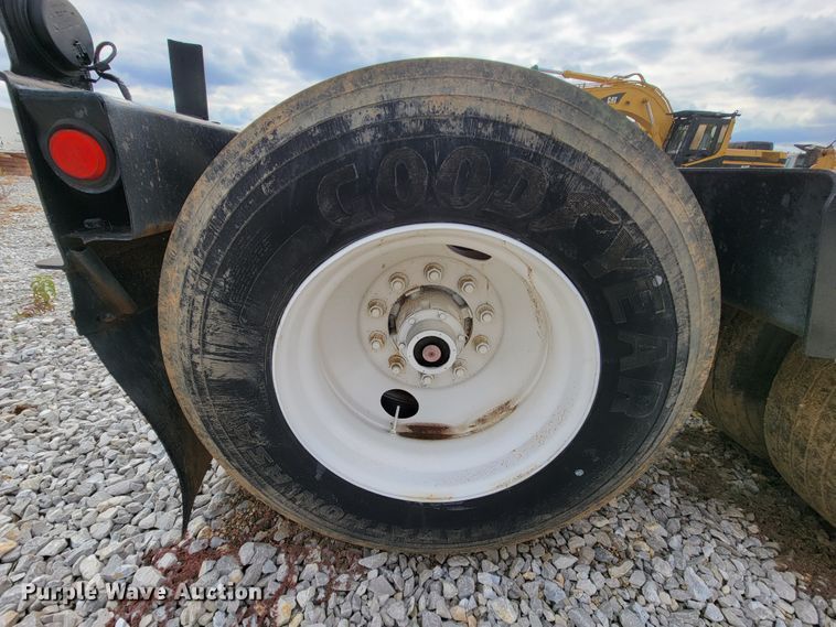 image for item ID9512 1980  Shop built lowboy equipment trailer