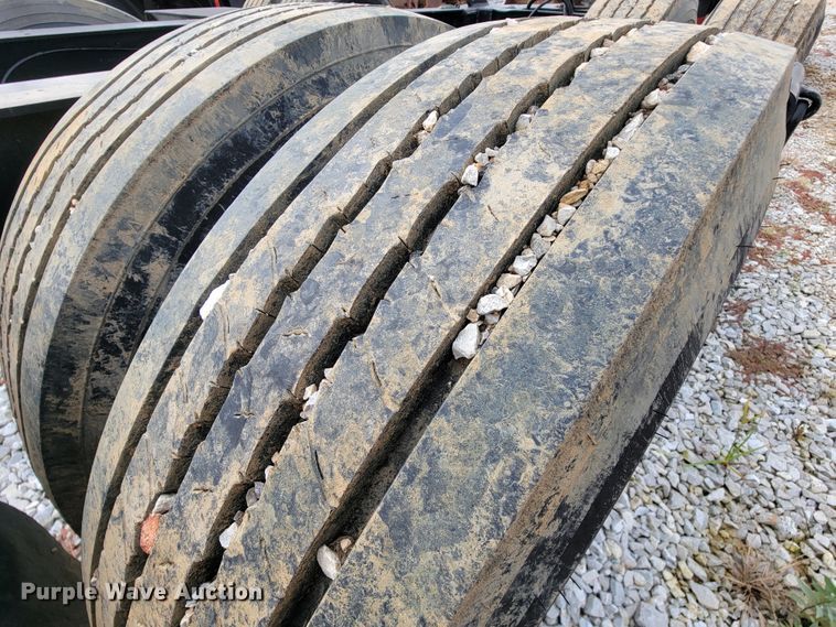 image for item ID9512 1980  Shop built lowboy equipment trailer