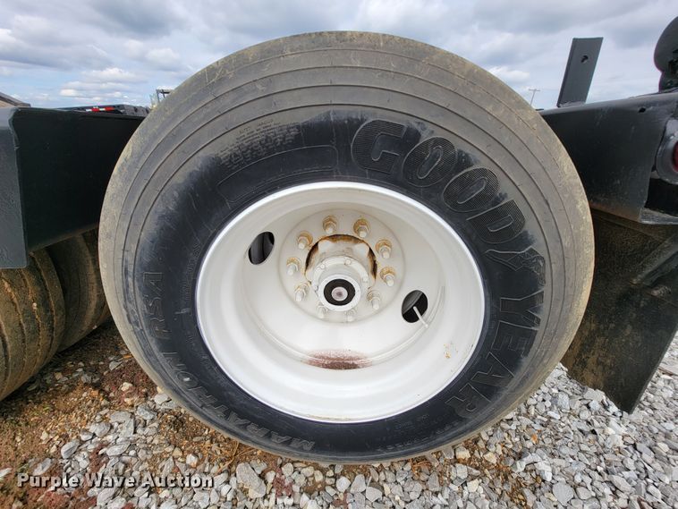 image for item ID9512 1980  Shop built lowboy equipment trailer