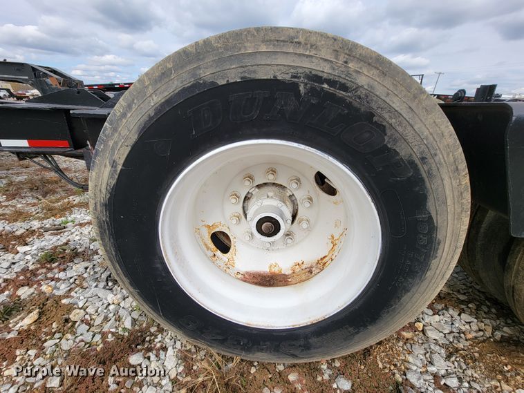 image for item ID9512 1980  Shop built lowboy equipment trailer