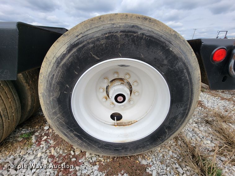 image for item ID9512 1980  Shop built lowboy equipment trailer