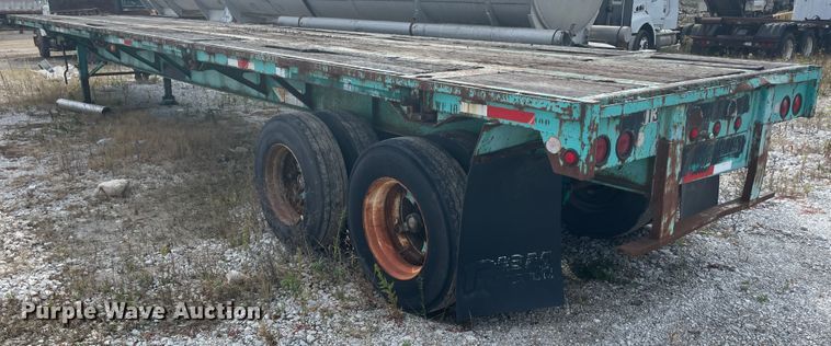 image for item ID9532 1990 Fontaine FTW-4-8045A  flatbed trailer