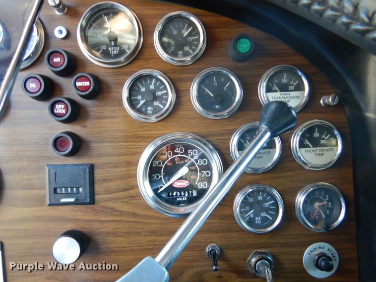 image for item IR9247 1987 Peterbilt 359 Classic  semi truck