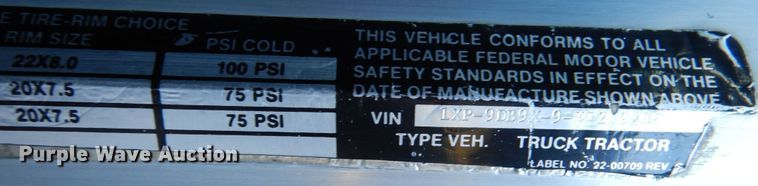 image for item IR9247 1987 Peterbilt 359 Classic  semi truck