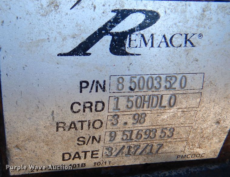 image for item IV9824 2013 Mack GU713  truck cab and chassis