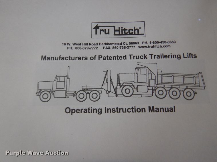 image for item JG9002 2007 Tru Hitch 250M  under lift towing device