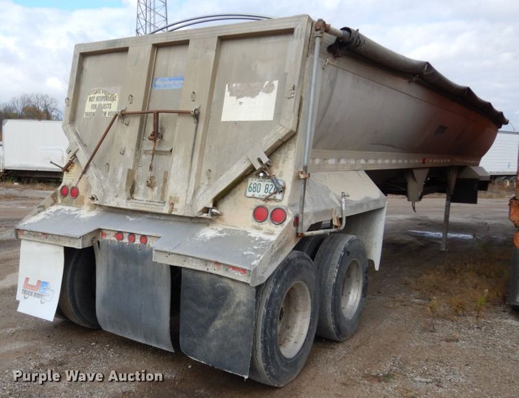 image for item JI9343 1994 Alumatech  end dump trailer
