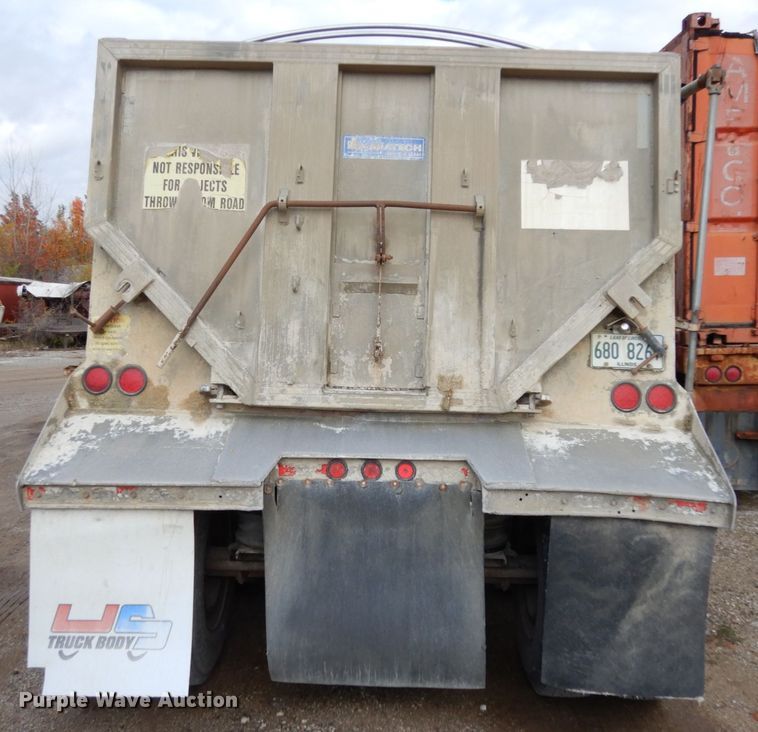 image for item JI9343 1994 Alumatech  end dump trailer