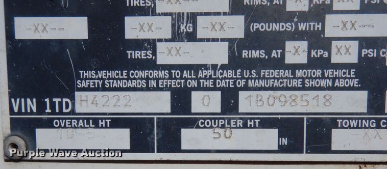 image for item JI9380 2001 Timpte  grain trailer