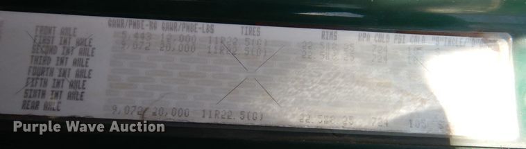 image for item KQ9619 2005 Freightliner Columbia flatbed truck