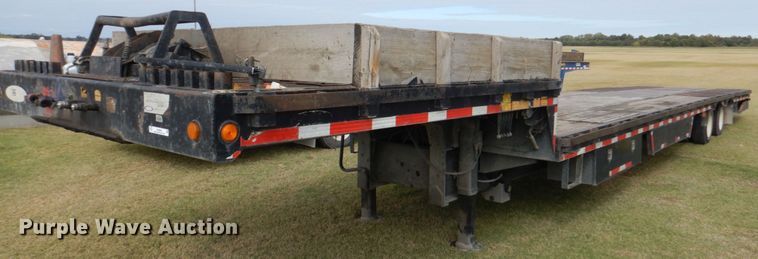 image for item KQ9640 2008 Ledwell  drop deck equipment trailer