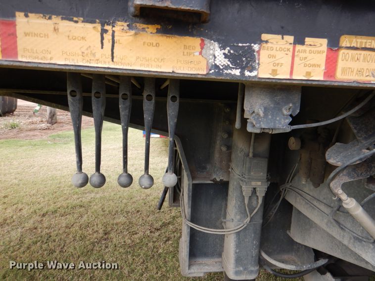 image for item KQ9640 2008 Ledwell  drop deck equipment trailer