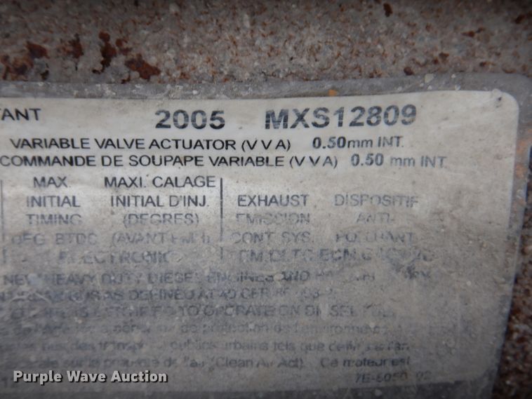 image for item KY9662 2005 Kenworth T800  box truck