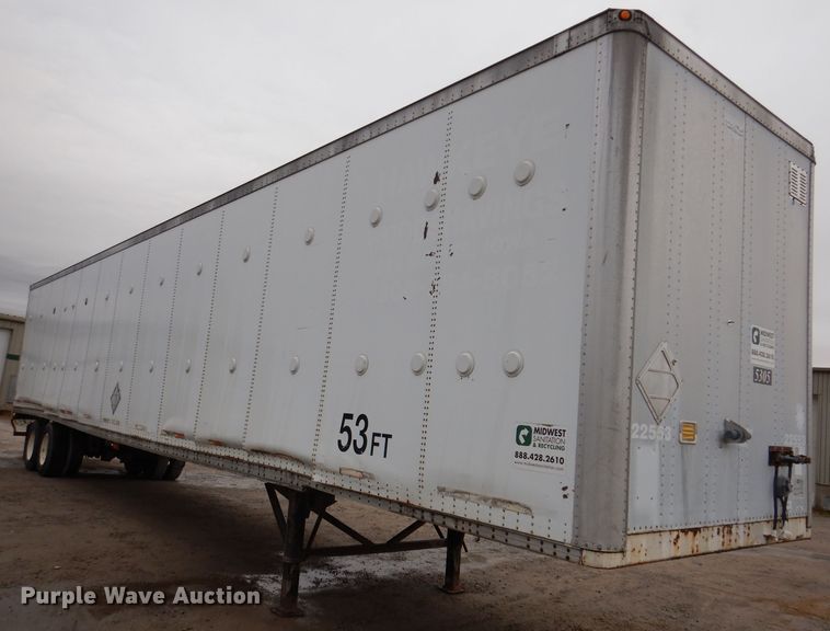 image for item KY9672 1997 Wabash CP-10  dry van trailer