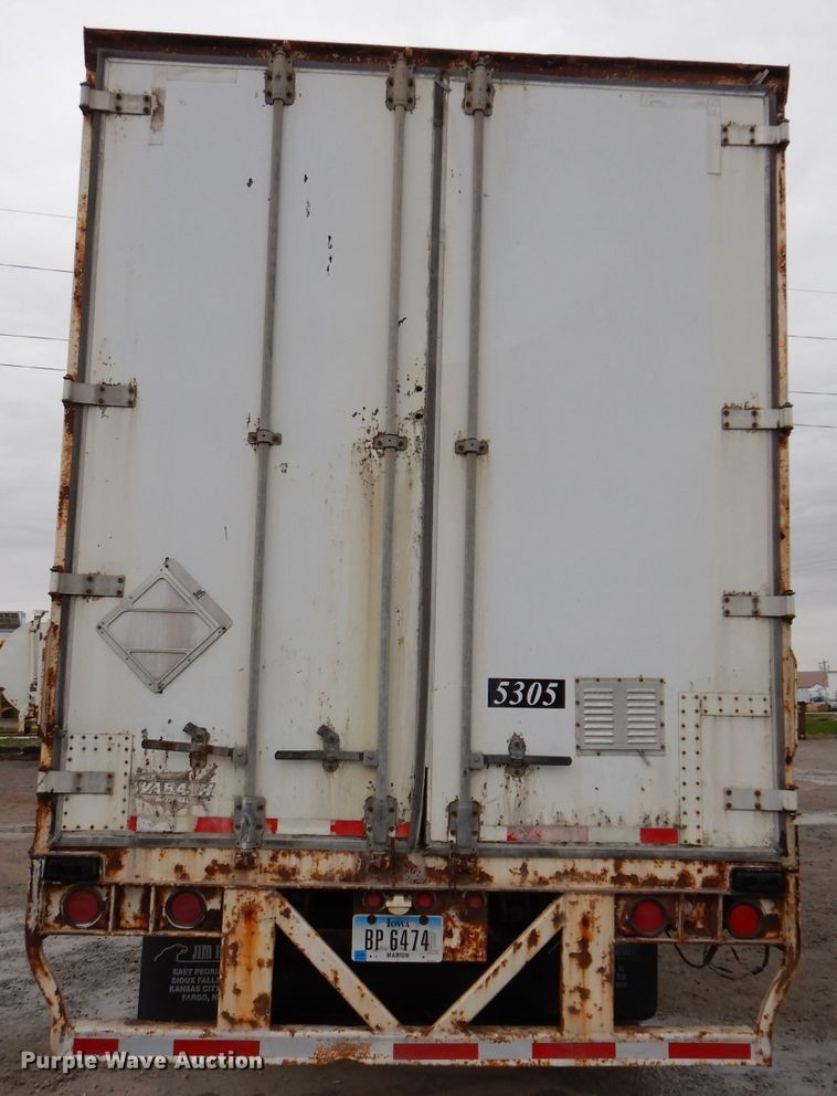 image for item KY9672 1997 Wabash CP-10  dry van trailer