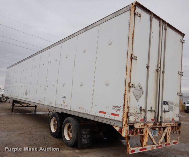 image for item KY9672 1997 Wabash CP-10  dry van trailer