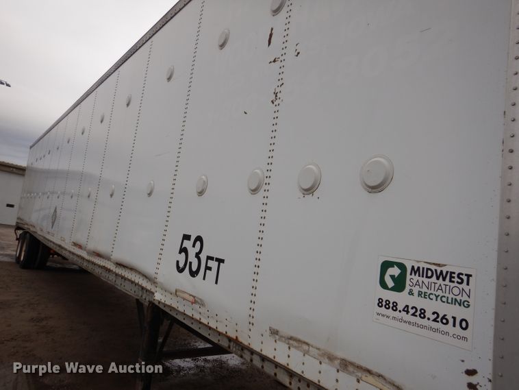 image for item KY9672 1997 Wabash CP-10  dry van trailer