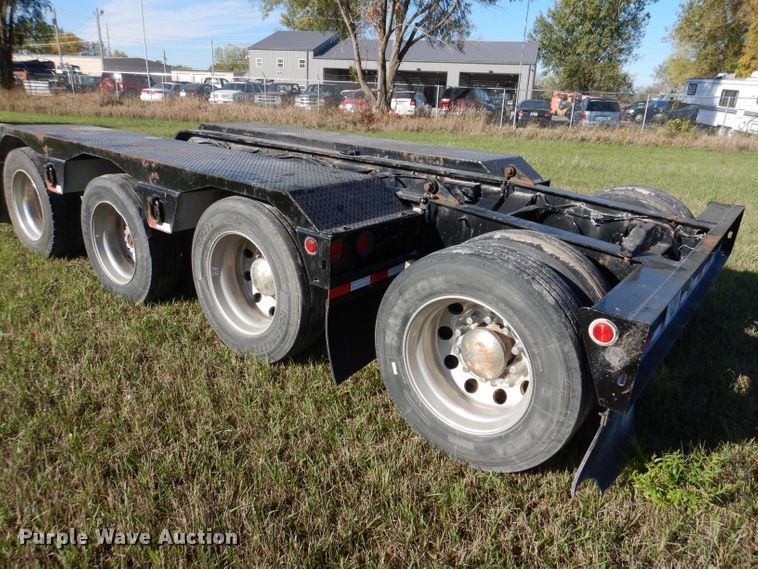 image for item KY9713 2007 Etnyre  lowboy equipment trailer