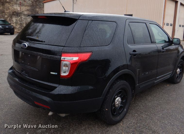 image for item DH8046 2015 Ford Explorer Police  SUV