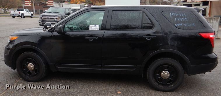image for item DH8046 2015 Ford Explorer Police  SUV