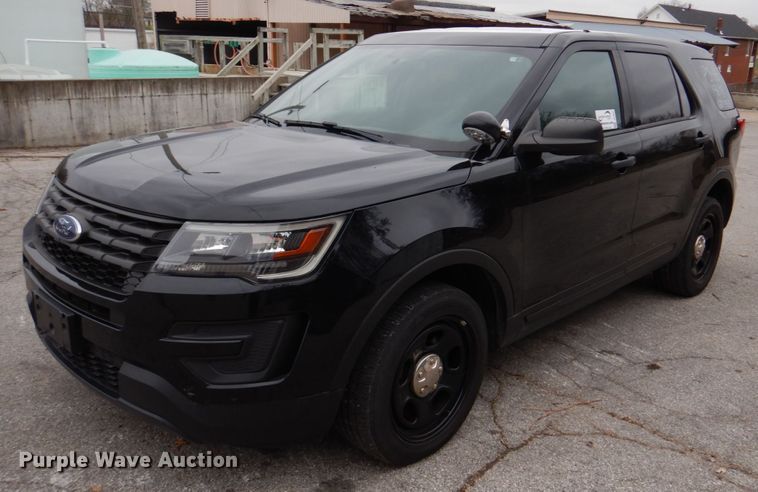 image for item DH8047 2017 Ford Explorer Police  SUV