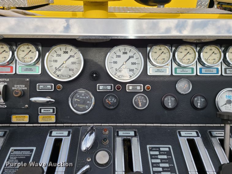 image for item DJ1517 1999 Pierce  fire truck