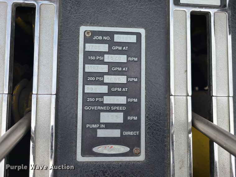 image for item DJ1517 1999 Pierce  fire truck